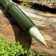 Кисть зелёный бамбук для живописи и каллиграфии Коза+колонок 2.5см - изображение 4