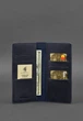 Кожаное портмоне-купюрник BlankNote 11.0 темно-синее Crazy Horse BN-PM-11-NN - изображение 6