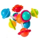 Прорезыватель Fat Brain Toys Сенсорные шары разноцветные 15х13х17 см 0 23 кг - изображение 3