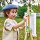 Бамбуковый мольберт Hape портативный 28х14х49 см зеленый - изображение 4