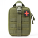 Аптечка тактическая (20х15х8 см) на системе Molle A87 Олива - изображение 1