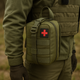 Аптечка тактическая (20х15х8 см) на системе Molle A87 Олива - изображение 2