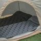 Надувний туристичний матрац (188х58х6 см) Outdoor Sleeping Сірий / Кемпінговий надувний каремат з подушкою - зображення 6