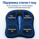 Подушка для сидіння RIAS AS-100 з ефектом пам'яті та знімним чохлом Grey-Beige (3_08616) - зображення 4