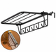 Сушарка на радіатор RIAS RD-65 складна з гачками 55x65 см Black (3_08599) - зображення 2