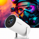 Мини-проектор Magcubic 720P Native, 4K/1080P, Wi-Fi 6, Bluetooth 5.4, 200 ANSI, поворот 180°, Smart - изображение 4