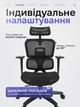 Кресло геймерское игровое эргономичное офисное с 4D подлокотниками подголовником нагрузка до 140 кг механизм STG газлифт 4 уровня наклона металлическая основа на колесах анатомическое для работы и геймеров - изображение 2