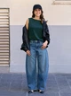 Куртка из искусственной кожи женская Uniqlo 490148469 M Черная (1159851802) - изображение 13