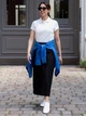 Поло женское Uniqlo 775035039 2XL Молочное (1162017190) - изображение 7