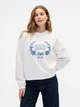 Свитшот на флисе женский GAP 321187600 L Молочный (1162004387) - изображение 1