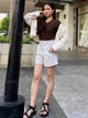 Куртка демисезонная женская Uniqlo 12793529 XS Молочная (1162142171) - изображение 15