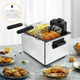 Фритюрница из нержавеющей стали 5 л, 2100 Вт + 3 корзины, LumaBella LB-60004 - изображение 3