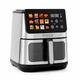 Аэрофритюрница 12 л 4500 Вт с LED-дисплеем Air fryer 360° DOMOTEC MS-3224 - изображение 4