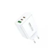 Мережевий зарядний пристрій REMAX Kiddy Series 40W 1A+2C Fast Charger RP-U123 EU-White - зображення 1