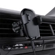 Автотримач для телефона з БЗП ACEFAST D48 press type wireless charging car holder for air vent Black - зображення 5