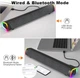 Компьютерные колонки SOULION R30 Plus USB/Bluetooth, саундбар для ПК и ноутбука, стереодинамики, RGB-подсветка, серые - изображение 4