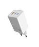 Зарядное устройство Sigma GaN 65 Вт Power Delivery Quick Charge 2xUSB-C + USB-A (PS65-01) - изображение 1