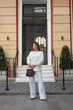 Свитер женский базовый молочного цвета 39416 One Size - изображение 3