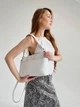 Сумка из натуральной кожи средняя ARTiS Bags 1777 9181 Белая - изображение 1