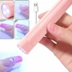 USB фонарик с встроенным кабелем для маникюра без бренда UV/LED экспресс сушка гелей 3 Вт 405 нм розовый - изображение 2