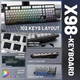 Клавиатура беспроводная ATTACK SHARK X98 Blueberry RGB USB/Bluetooth/Wireless Moonlight Night (X98ML_AS) - изображение 11