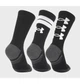 Носки Under Armour Ua Perf Tech Nov 3Pk Crew MD Чорний 1379515-002 - изображение 2