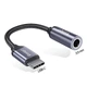 Кабель AUX Mini-jack 3.5 мм до Type-C Essager для iPhone Samsung Xiaomi Huawei Meizu Vivo Oppo Перехідник Аукс на Тайп-С USB-C для навушників 3.5 мм (48708) - зображення 1