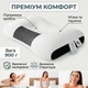 Ортопедична анатомічна подушка для сну 60х40х8 см (900 г) — Гіпоалергенна подушка з ефектом пам'яті під шию та голову зі знімним чохлом - изображение 2