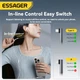 Перехідник адаптер AUX Essager Type-C - 3.5 мм до Apple iPhone Samsung Xiaomi Huawei Meizu Вбудований ЦАП, метал (44049) - зображення 3