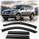 Дефлектори вікон вітровики для Mitsubishi Outlander I 2001-2006 Скотч 3M Voron Glass - изображение 1