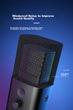 Мікрофон FIFINE AM8 USB настільний з RGB-підсвіткою, шумозаглушення, чорний - зображення 12