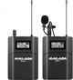 Беспроводной мини-микрофон Mailada WM8 Upgraded Mini Bee, крепление на камеру, микрофон для аудиозаписи, запись интервью на цифровую зеркальную камеру, микрофон для прямой трансляции на мобильный телефон, работает от батареек. - изображение 1