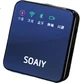 Микрофон петличный беспроводной Soaiy для стримов записи и караоке MK52 с шумоподавлением - изображение 3