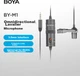 Микрофон BOYA M1 с зажимом для компьютера, смартфона, камеры, интервью, видеоблога, коротких видеороликов, дубляжа, прямых трансляций, записи звука, длина кабеля 6 метров. - изображение 4