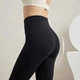 Леггинсы с высокой талией FitnessTights, черные, размер S-M - изображение 5