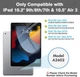Чехол-клавиатура OYEEICE для iPad 10.2 (9-го 8-го 7-го поколений) iPad Air 3 iPad Pro 10.5 Зеленый с подсветкой клавиш QWERTY отделяемой Bluetooth клавиатурой и слотом для стилуса - изображение 2