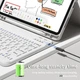 Чехол-клавиатура JKSML Серый для iPad Pro 11" (1 2 3 4 поколения) раскладка QWERTZ Bluetooth со съемной клавиатурой и держателем для стилуса - изображение 6