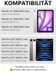 Чехол-клавиатура Occtingkind для iPad Air 13 (M4/M3/M2) и iPad Pro 12.9 (2018-2022) с тачпадом раскладка QWERTZ светло-фиолетовый - изображение 2