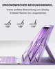Чехол-клавиатура Occtingkind для iPad Air 13 (M4/M3/M2) и iPad Pro 12.9 (2018-2022) с тачпадом раскладка QWERTZ светло-фиолетовый - изображение 3