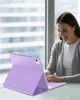 Чехол-клавиатура Occtingkind для iPad Air 13 (M4/M3/M2) и iPad Pro 12.9 (2018-2022) с тачпадом раскладка QWERTZ светло-фиолетовый - изображение 8