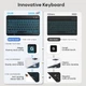 Чехол-клавиатура OYEEICE для iPad A16 11-го поколения (2025) и iPad 10-го поколения (2022) черный с подсветкой держателем для стилуса QWERTY - изображение 3