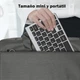 Набір клавіатури та миші PINKCAT темно-сірий QWERTY бездротовий 2.4G (USB-ресивер) Plug and Play (підключення без драйверів) - зображення 7