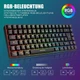 Игровой набор (клавиатура и мышь) RedThunder K84 черный беспроводной 2.4 ГГц 75% TKL (85 клавиш) раскладка QWERTZ - изображение 3