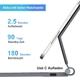 Клавиатура-чехол SENGBIRCH для iPad Air 13" (M2/M3) 2024-2025 и iPad Pro 12.9" (3-6 поколение 2018-2022) черная с тачпадом RGB-подсветкой раскладка QWERTZ немецкая PU-кожа - изображение 7