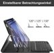Чохол-клавіатура WAVATA чорний для Samsung Galaxy Tab S10 Ultra 2024 / S9 Ultra / S8 Ultra (14.6") розкладка QWERTZ - зображення 6