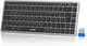 Клавиатура TECKNET KB006 Bluetooth 5.0 и 2.4G беспроводной до 4 устройств раскладка QWERTZ (немецкая) ультратонкая компактная - изображение 1