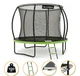 Батут с внутренней защитной сеткой 252 см LEOBRO Premium Pro 8FT GREEN (LB-1099) - изображение 1