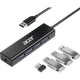 Док-станция расширения Acer USB 3.0 Hub, высокоскоростной 4-портовый адаптер-концентратор для настольных компьютеров и ноутбуков, многопортовый удлинительный кабель, 1 метр. - изображение 4