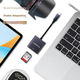 Картридер LinkStone Type-C Apple 16/Apple 17 USB-C Багатофункціональний SD OTG-картридер для відеореєстраторів, дзеркальних камер, мобільних телефонів та карт пам'яті фотоапаратів - зображення 5