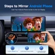 Адаптер Carlinkit Mini Ultra 6 для беспроводного CarPlay / Android / MirrorLink + переходник USB A - USB C в подарок! - изображение 7